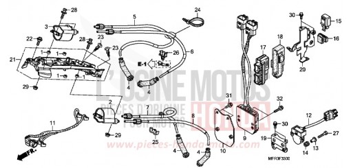 BOBINE D'ALLUMAGE/ECU VT1300CXAA de 2010